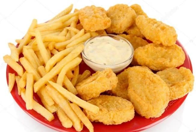 Fries and Chicken Nuggets (3 pcs)