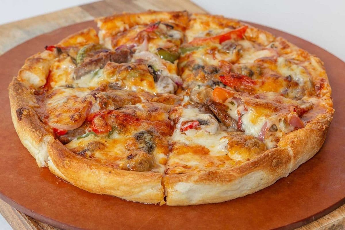 Medium Philly Cheese Steak Pizza