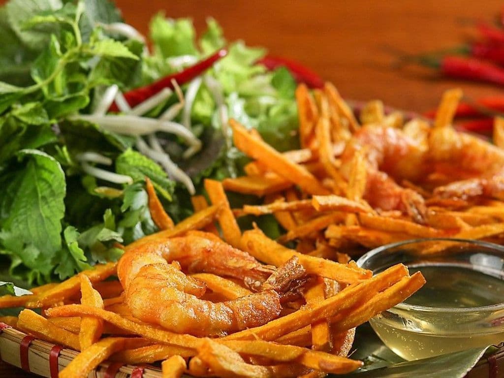 (9)- Beignets croustillants aux crevettes