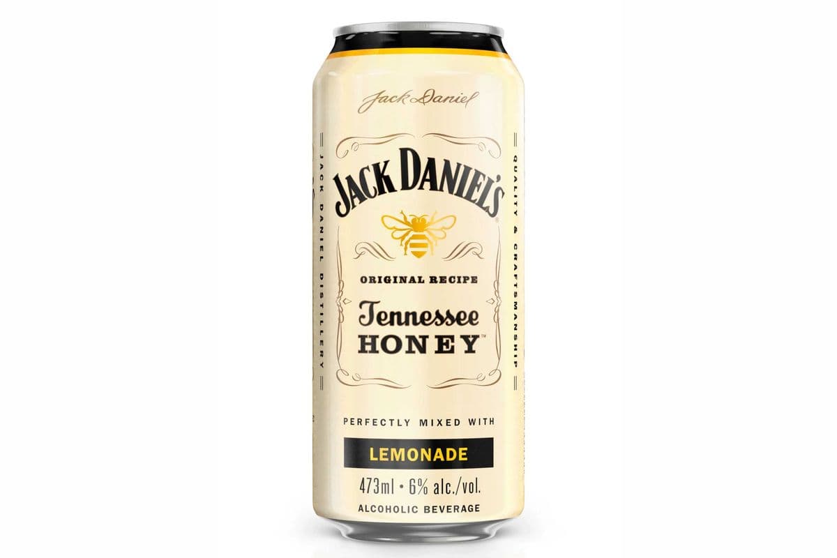 Jack Daniel's Tennessee Honey Lemonade 473ml Can (1 x 473ml)