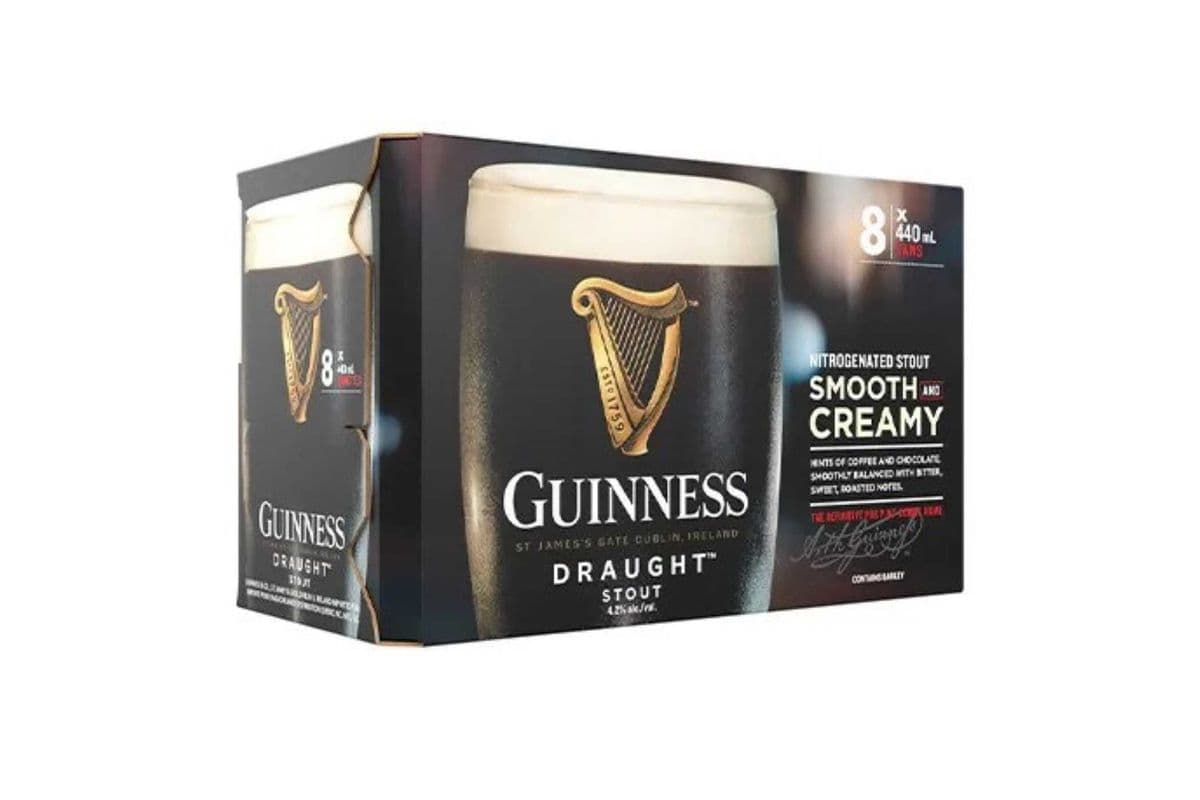 Guinness Draught Stout (8 x 440 ml) (1 x 440 ml)