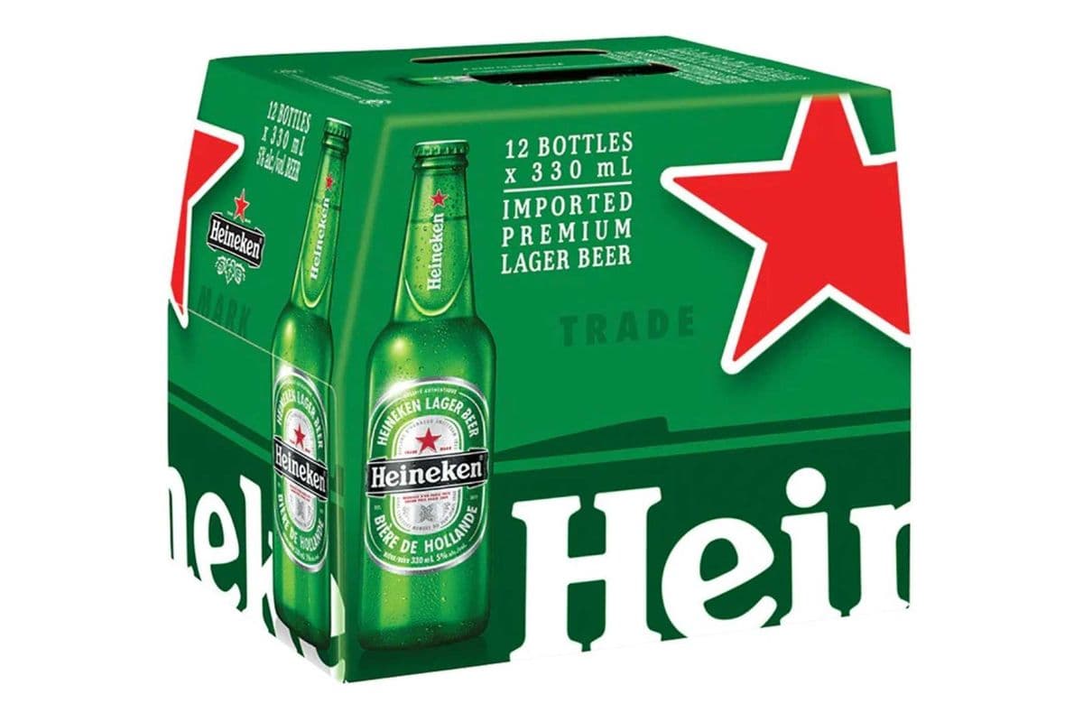 Heineken Pale Lager Beer (12 x 330 ml) (1 x 330 ml)