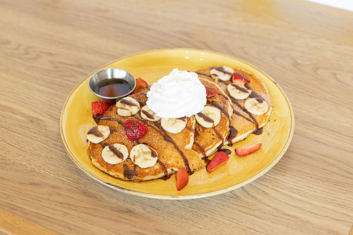 Churro Nutella Pancakes