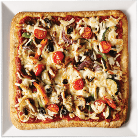 Pizza végétarienne (régulière) / Vegetarian Pizza (Regular)