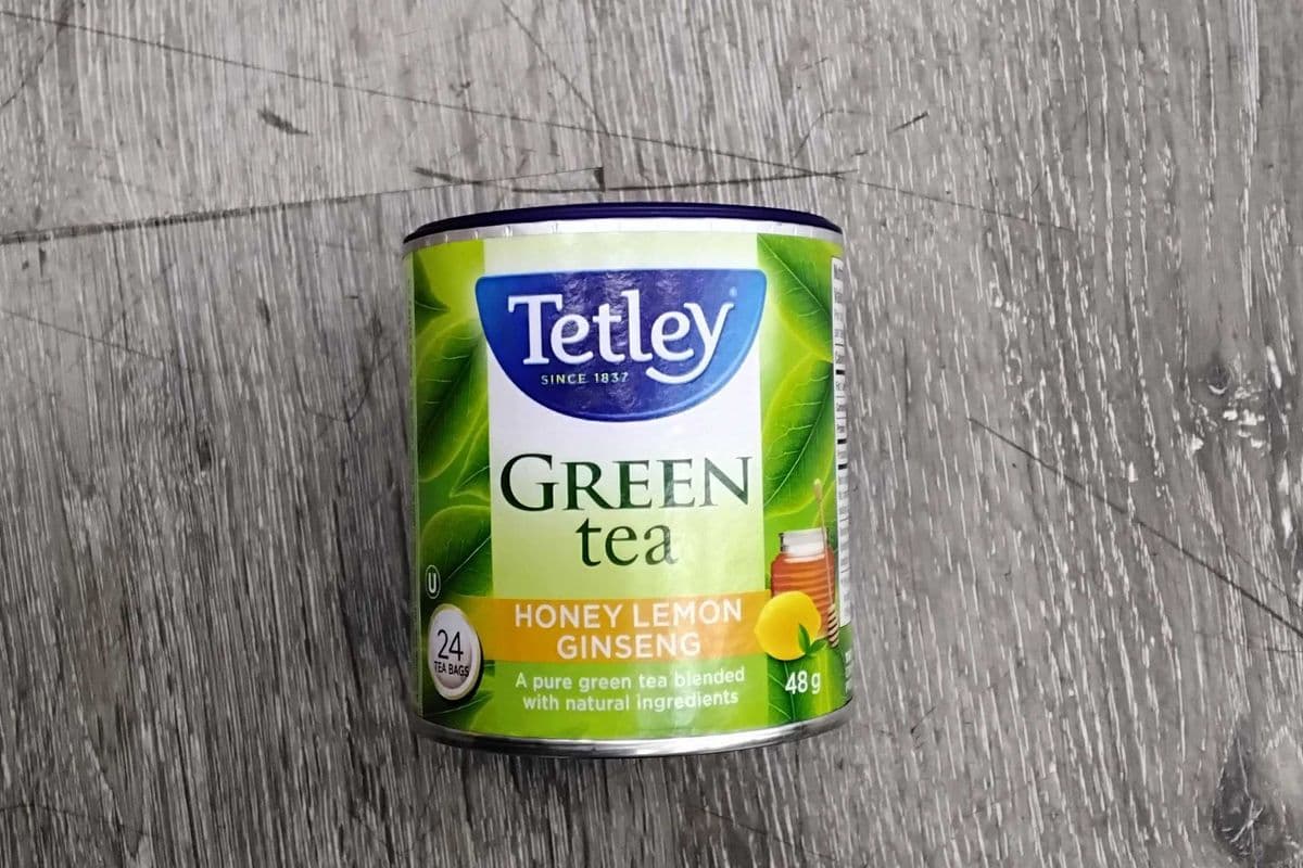 Tetley green tea honey lemon ginseng 24tea bags (48g)
