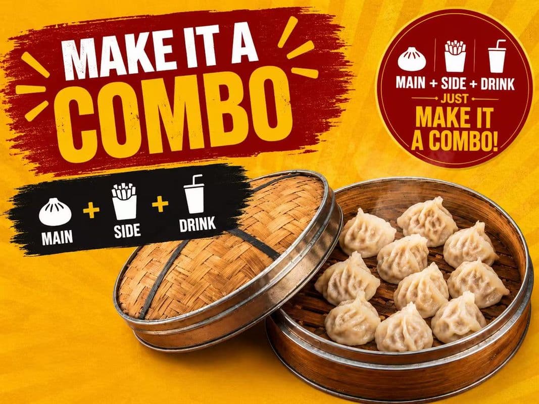 Steamed Dumplings Combo / 蒸饺套餐