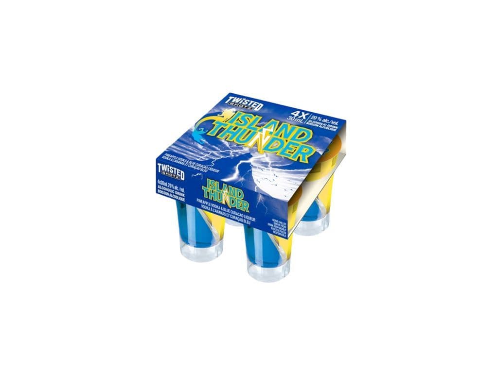 Twisted Shotz - Island Thunder (4x30ml)