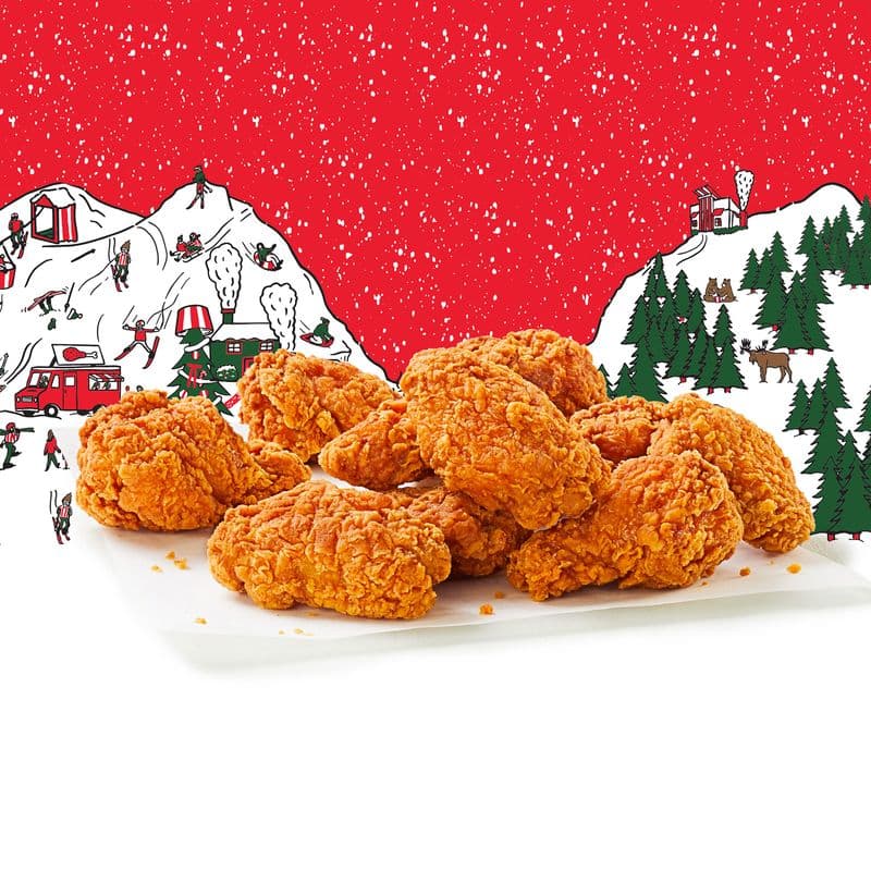 10 Hot Wings Bucket