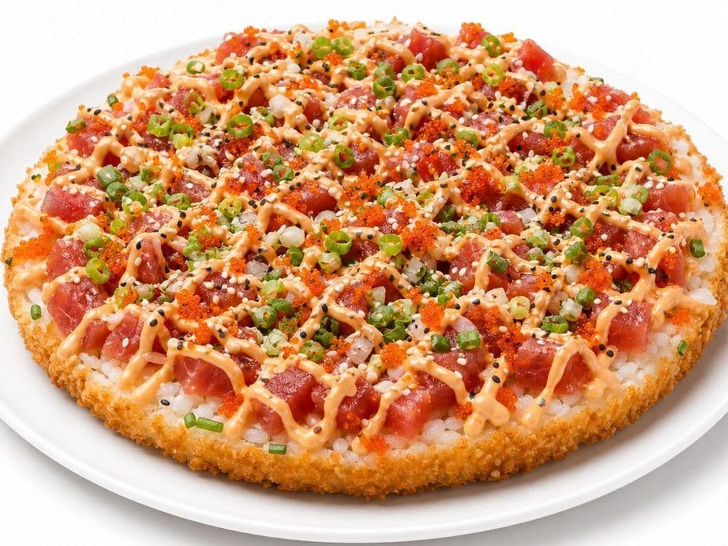 P2 Tuna Sushi Pizza