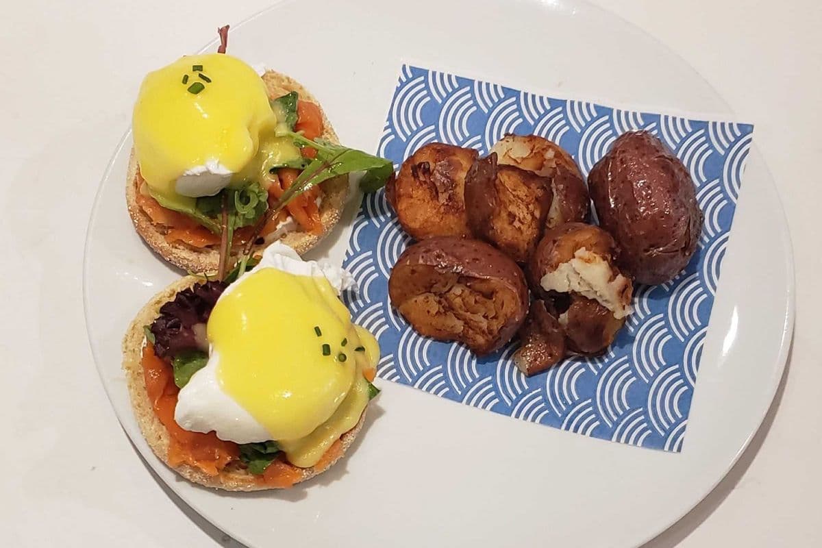 Smoked Salmon Eggs Benedict
