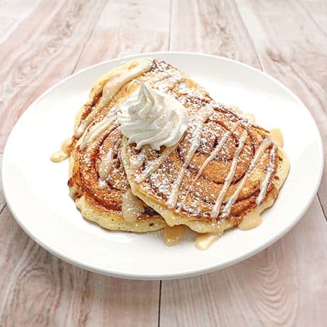 Cinnamon Swirl Pancakes