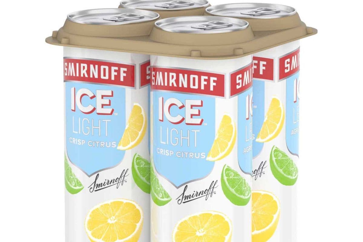 Smirnoff Ice Light Original 4 Cans - 4.50% ABV 4 ct (1 x 355 ml)