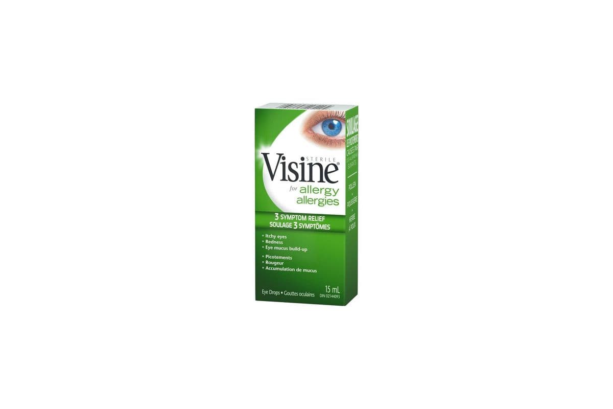 VISINE EYE DROPS FOR ALLERGY (15ML)