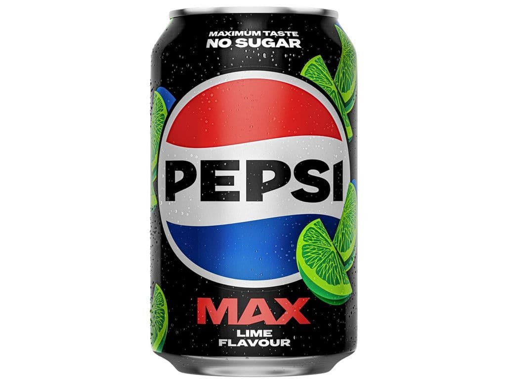 Pepsi Max Lime Zero Sugar Citrus Soda Pop 330ml Can
