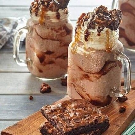 Milkshake brownies / Brownies Milkshake