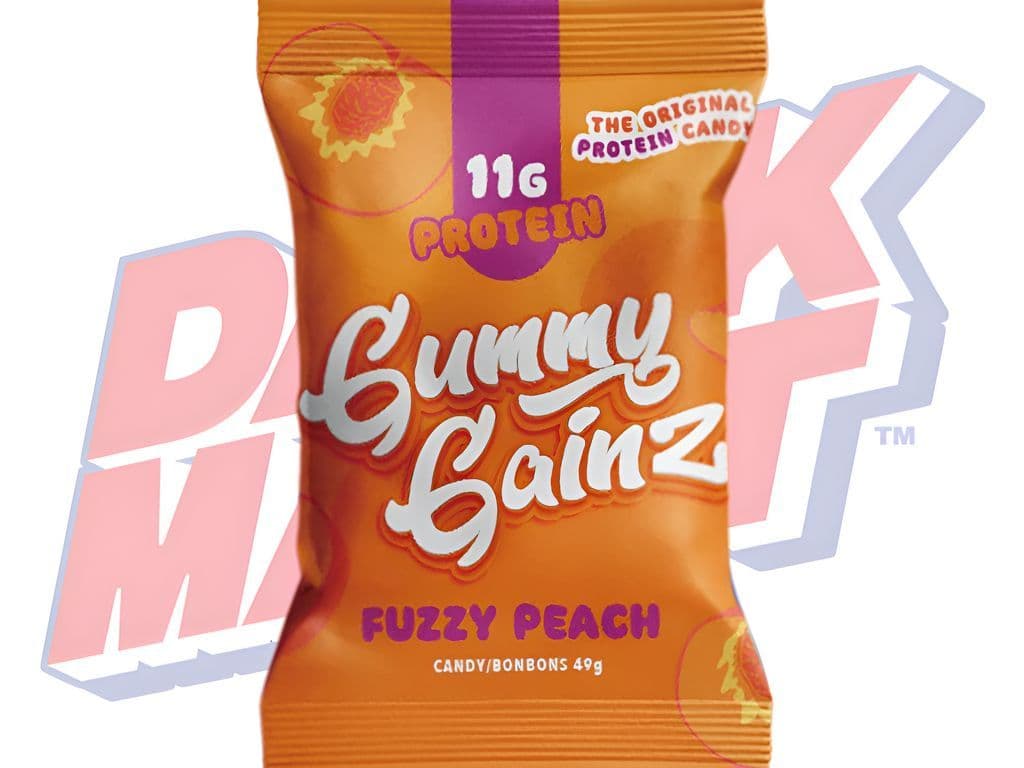 Gummy Gainz Sour Peach - 49g