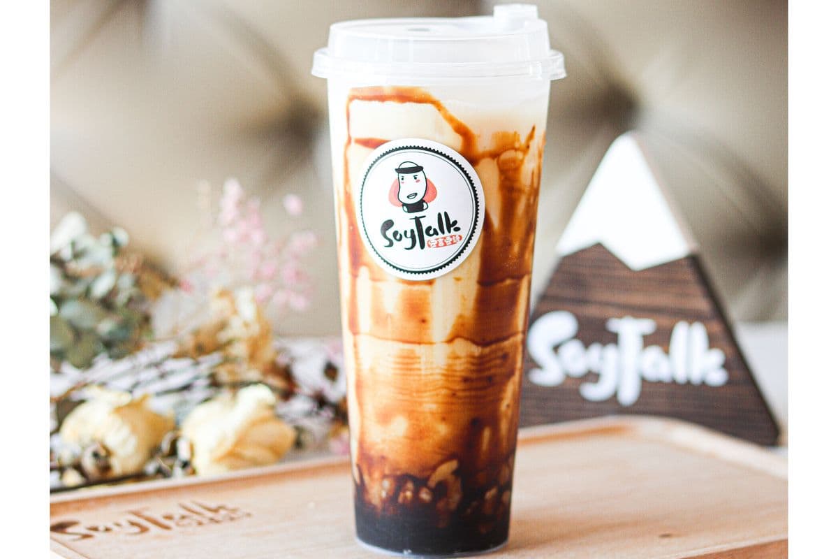Brown Sugar Taro Soy Drink (黑糖芋圆豆乳饮）