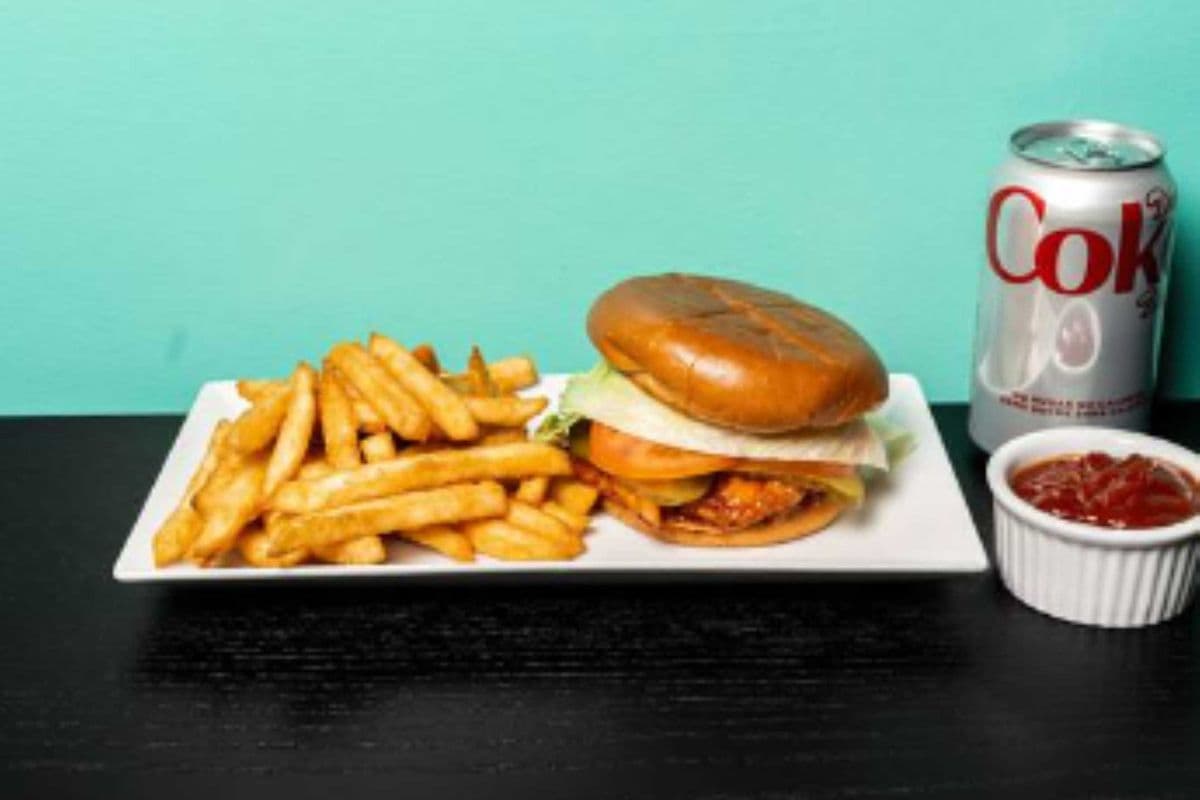 BBQ Chicken Burger Combo