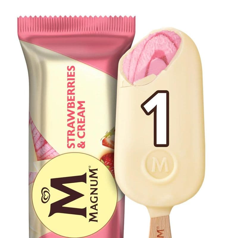 Magnum Strawberries & Cream 