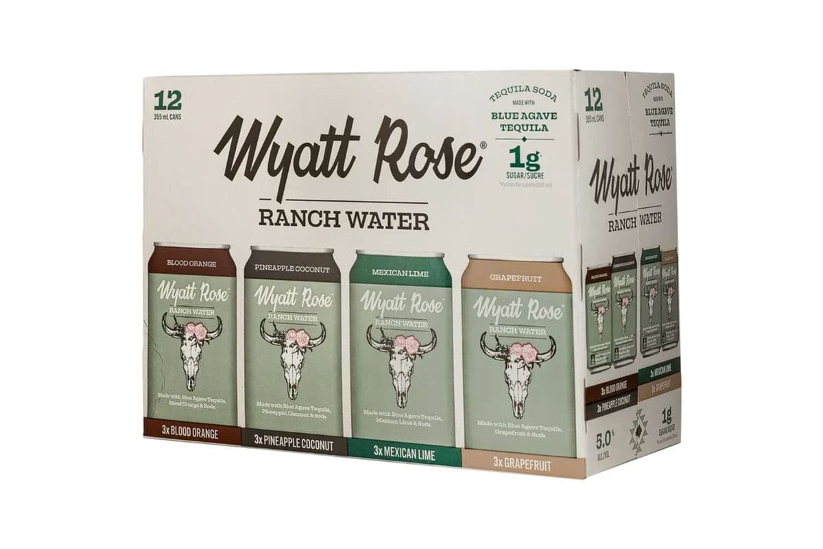 Wyatt Rose Ranch Water Mixer (12 x 355 ml)