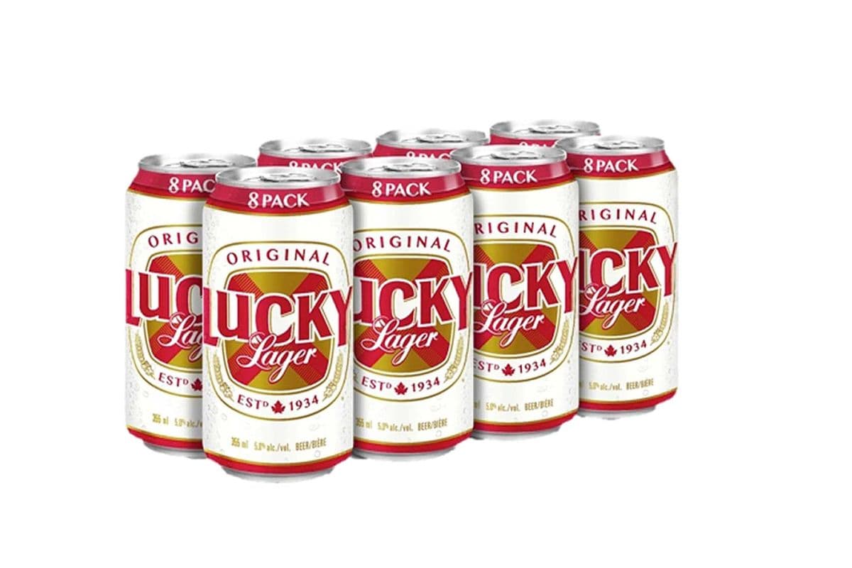 Lucky Lager 8 cans (8 x 355 ml Cans)
