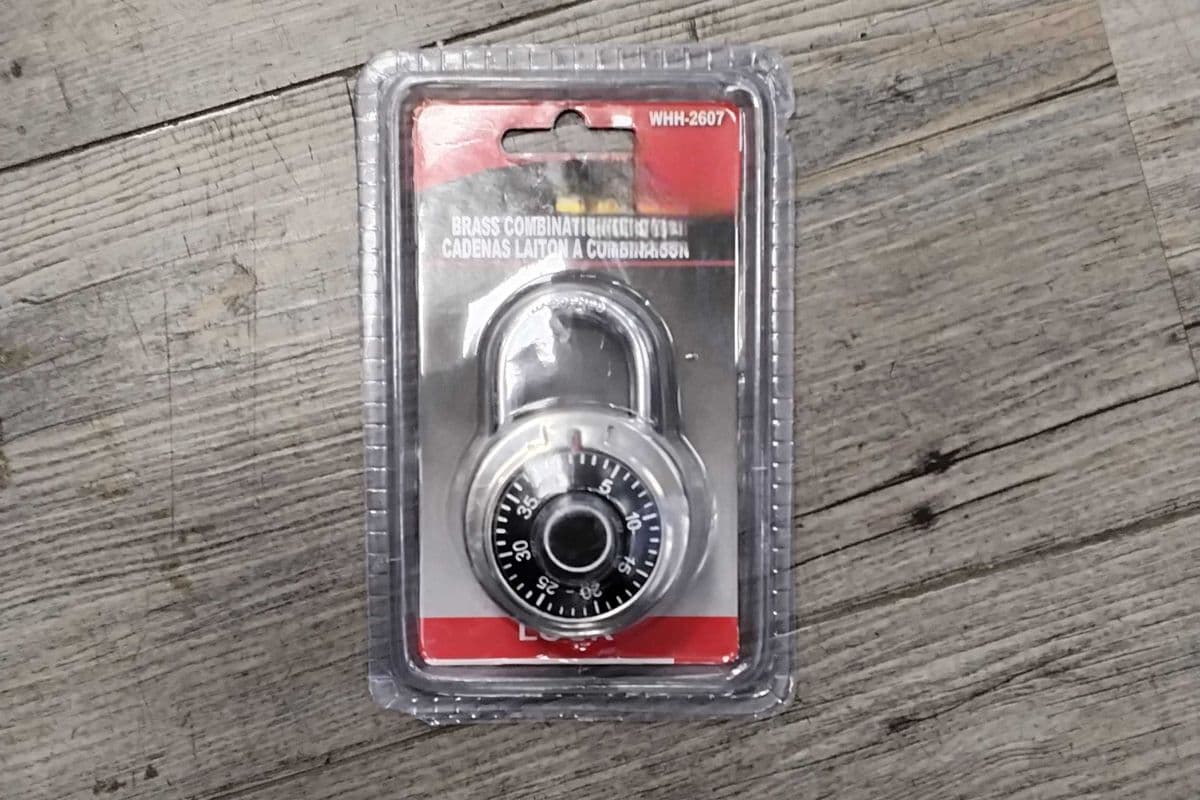 Brass Combination Padlock.