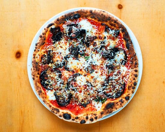 Fried Eggplant Pizza