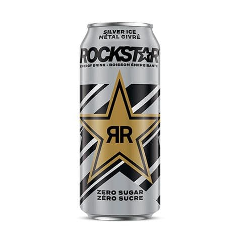 Rockstar Pure Zero Silver Ice 473ml