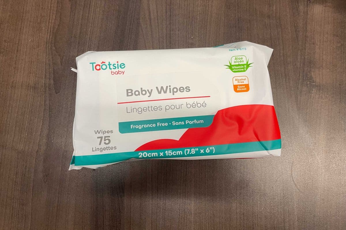 Tootsie Baby Wipes 75pk