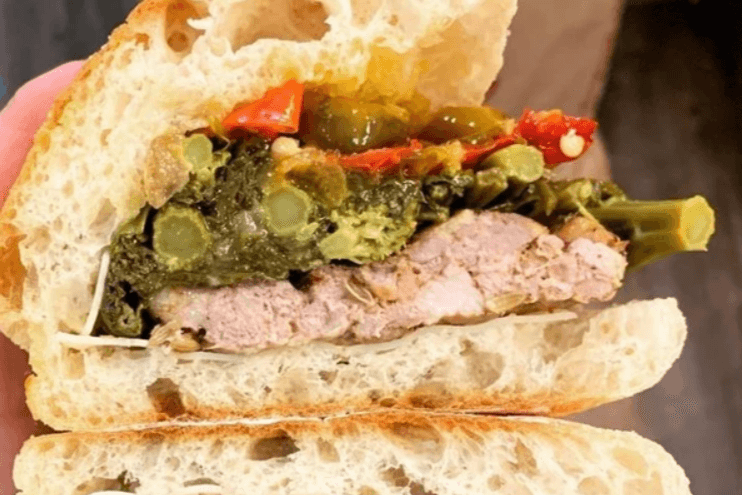 Sandwich Saucisse Rapini / Rapini Sausage Sandwich