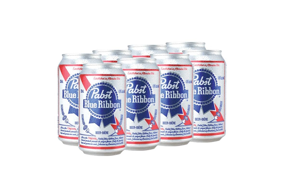Pabst Blue Ribbon (8 x 355 ml Cans)