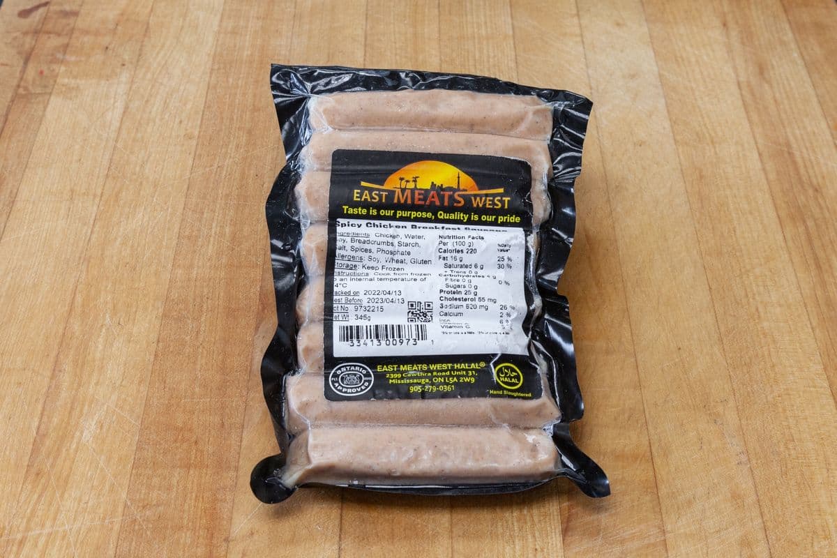 Chicken Breakfast Sausage (Spicy) (Pack of 8) (360 g)