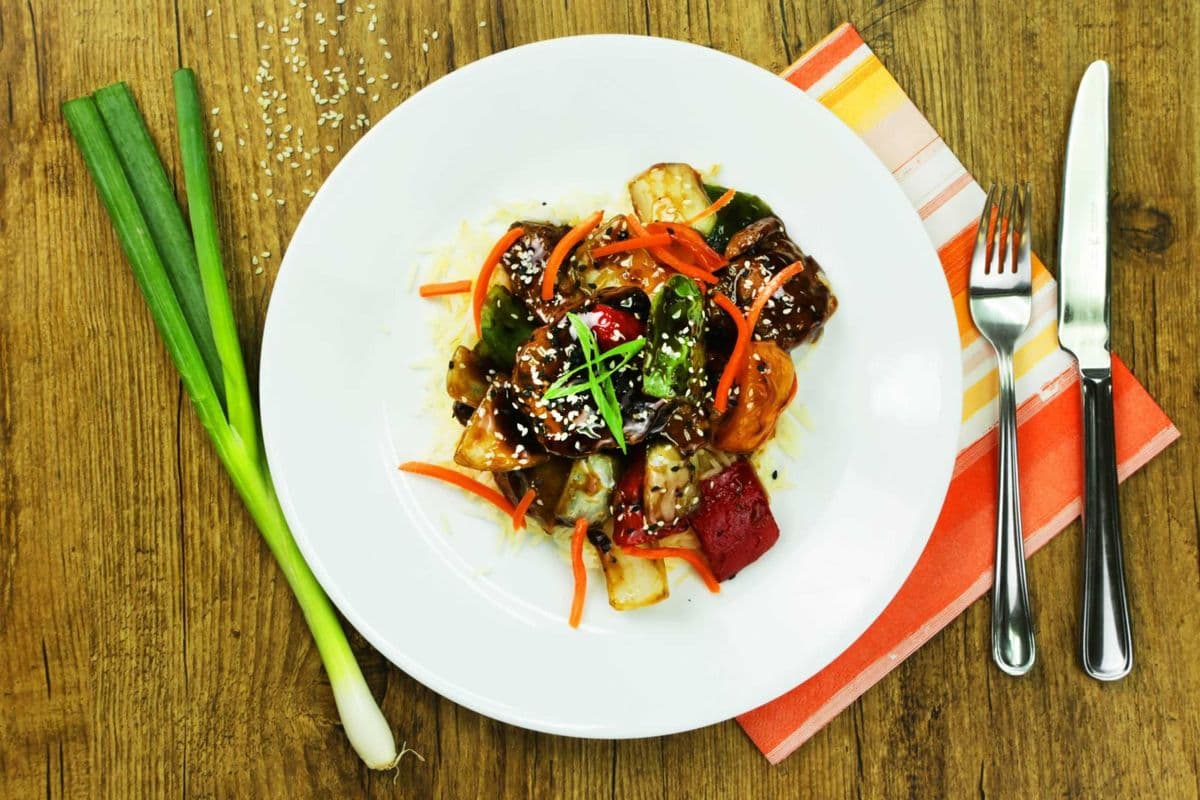 Korean BBQ Beef Stir Fry (460 Cal)