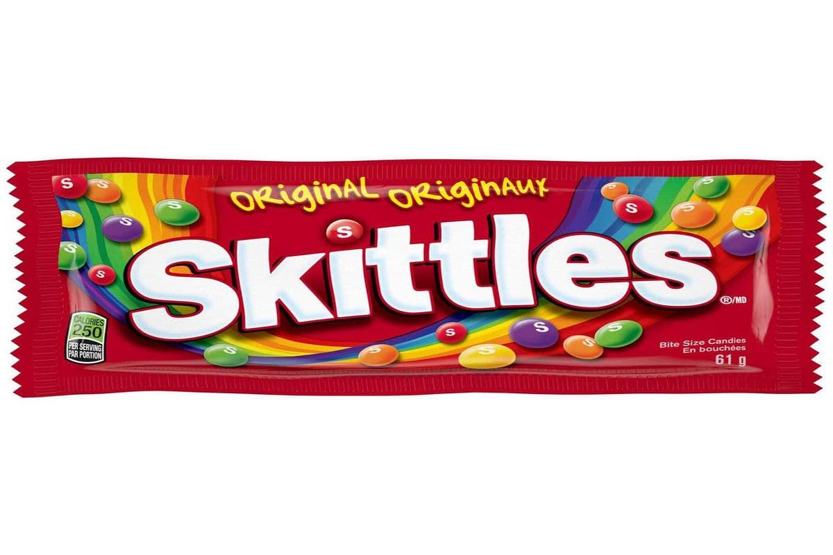 Skittles Original Chewy Candy, Original Fruit flav (61g)