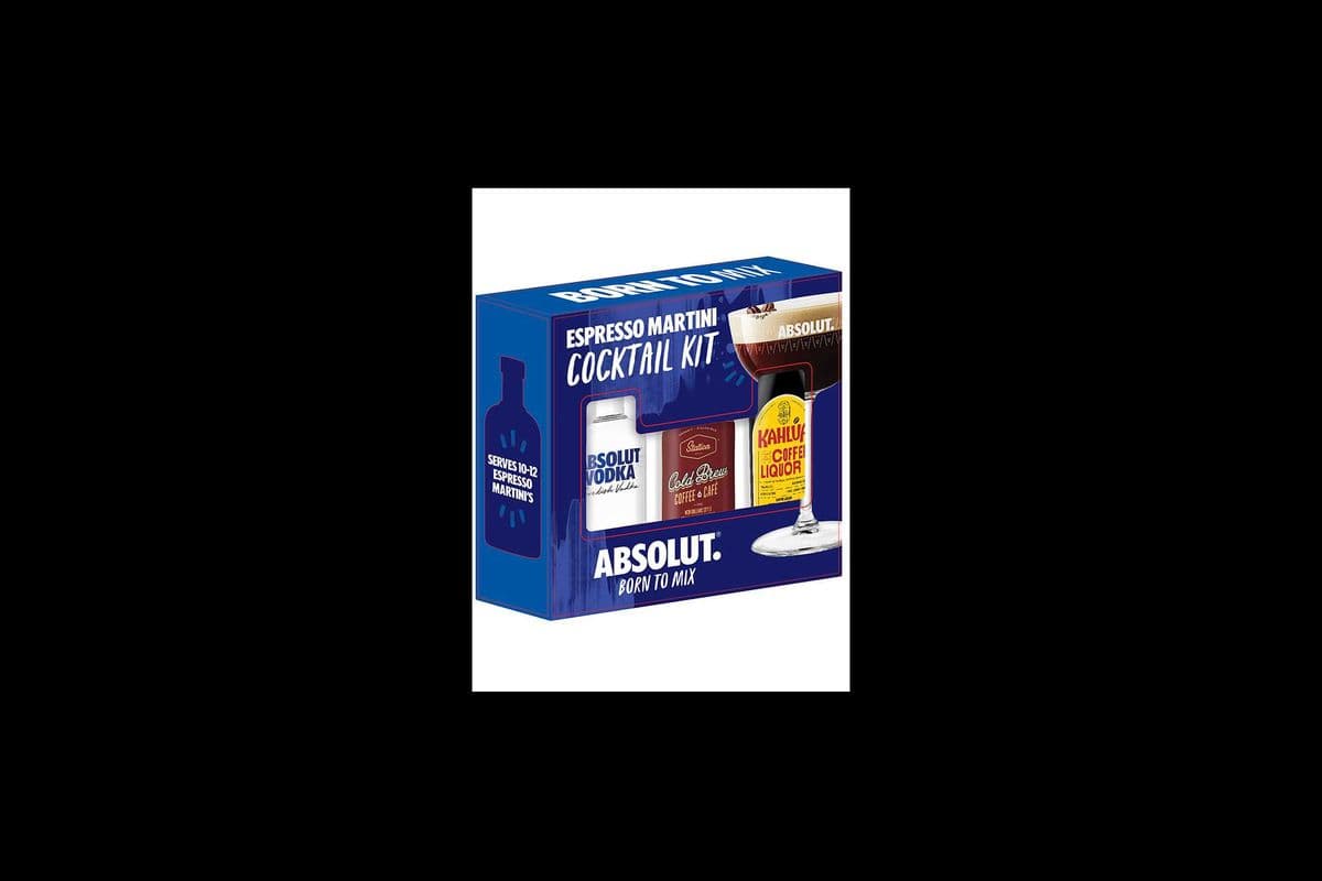 ABSOLUT X KAHLUA ESPRESSO MARTINI GIFT PACK (2 x 750ML)