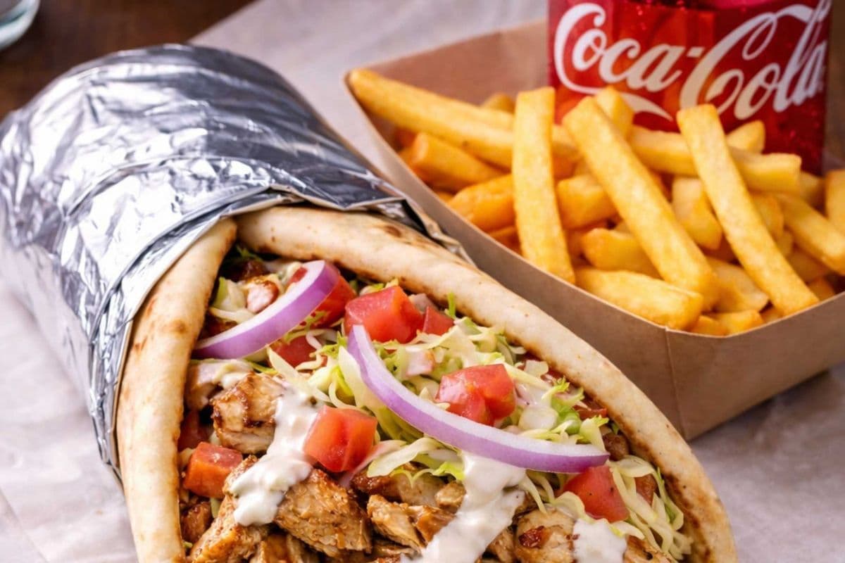 Medium Chicken Donair Combo