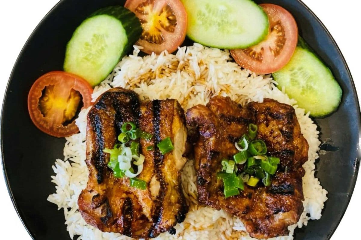 Grilled Lemongrass Boneless Chicken Leg