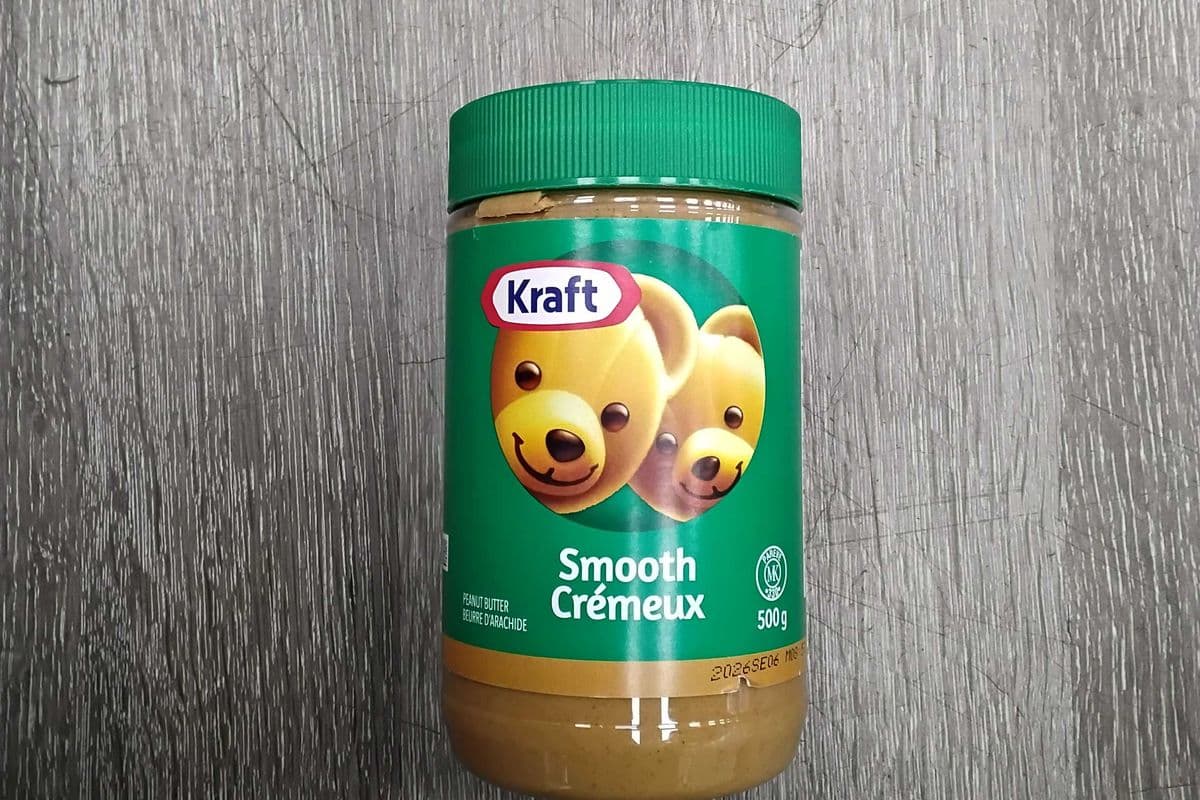 Kraft smooth peanutbutter (500g)