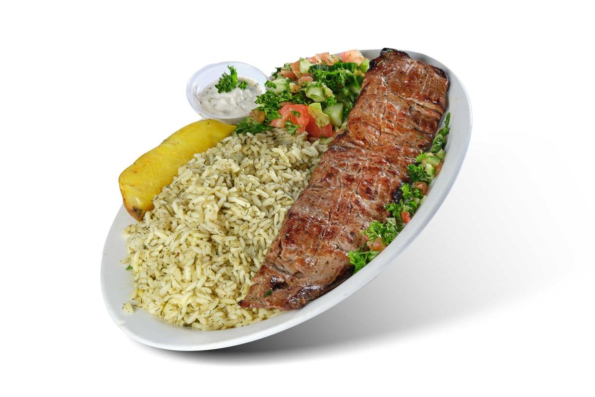 beef kabob plate