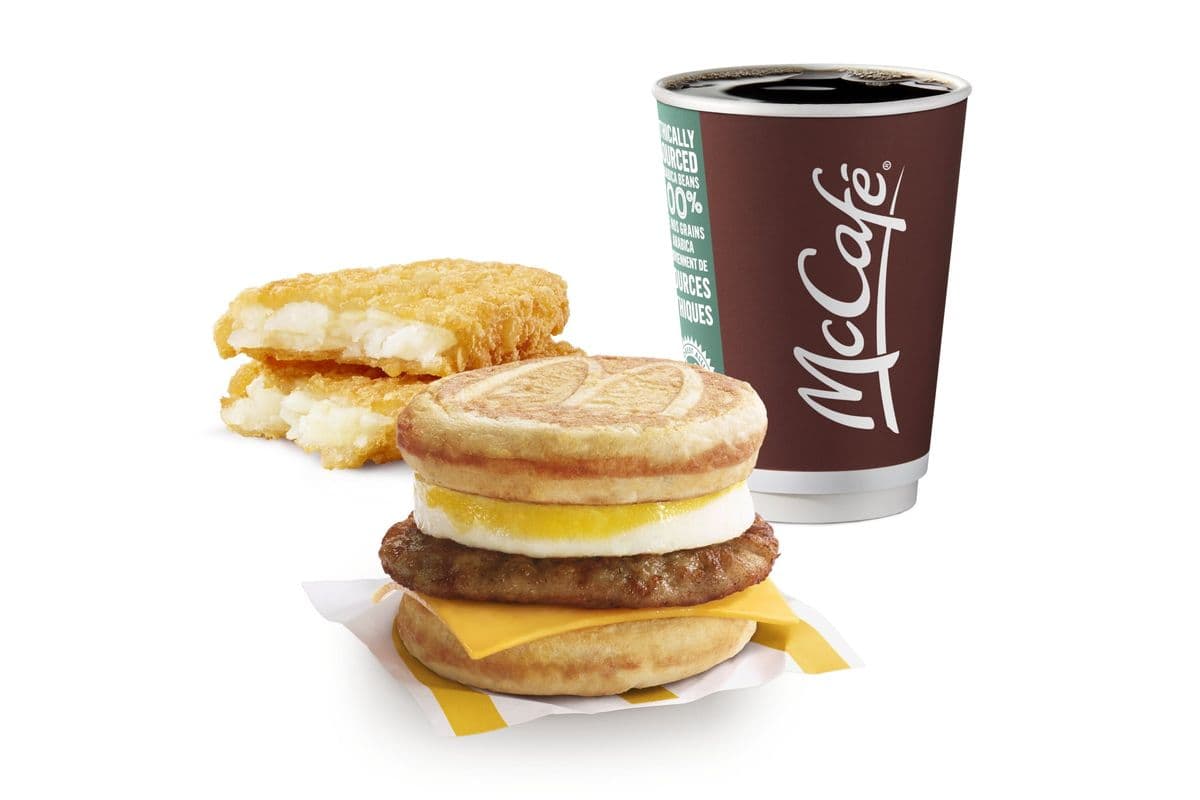 Sausage, Egg & Cheese McGriddles Extra Value Meal [680.0 Cals]