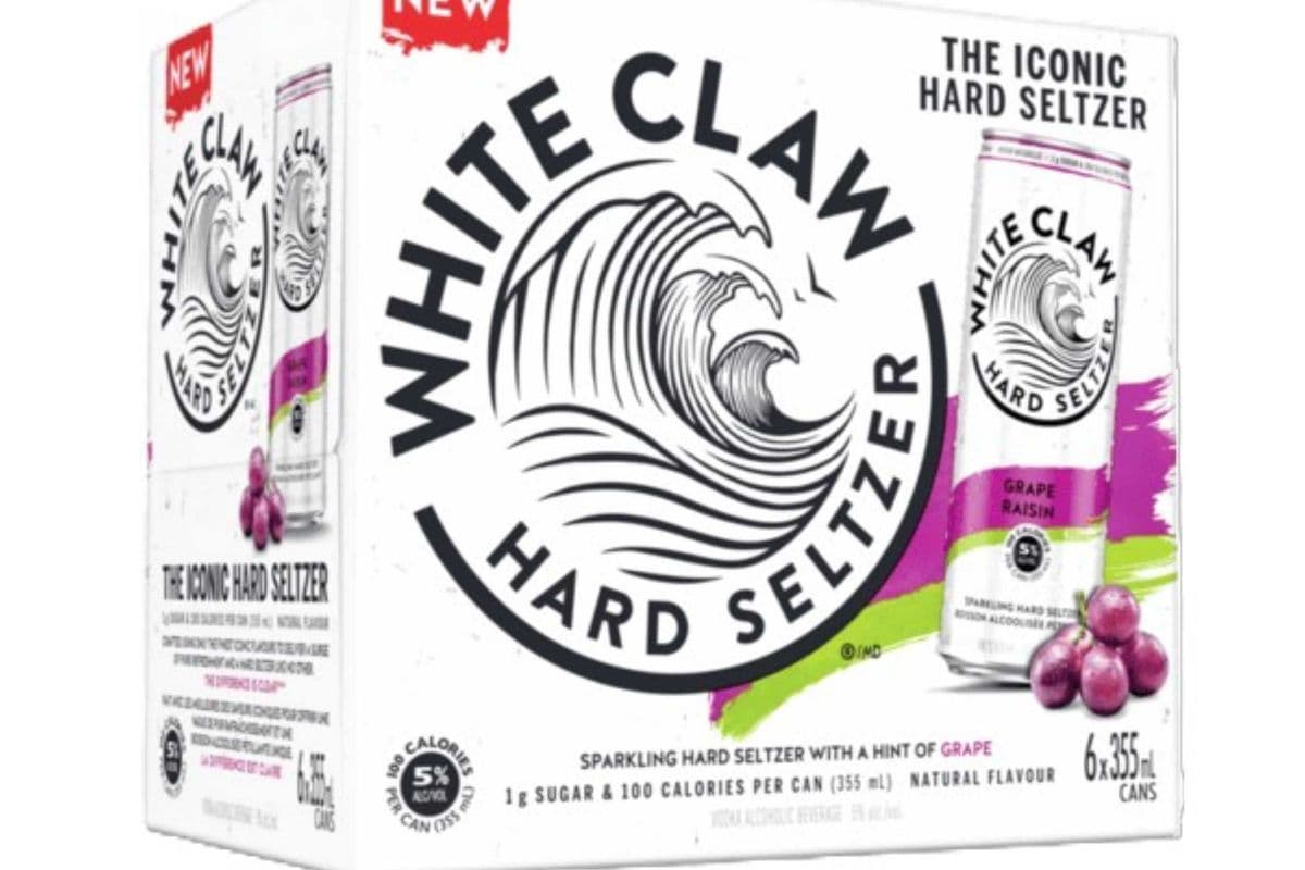 WHITE CLAW GRAPE 6PC (1 x 6X355ML)
