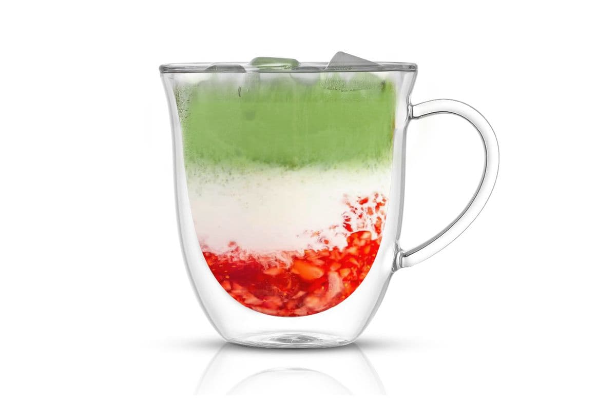 Iced Strawberry Matcha Latte
