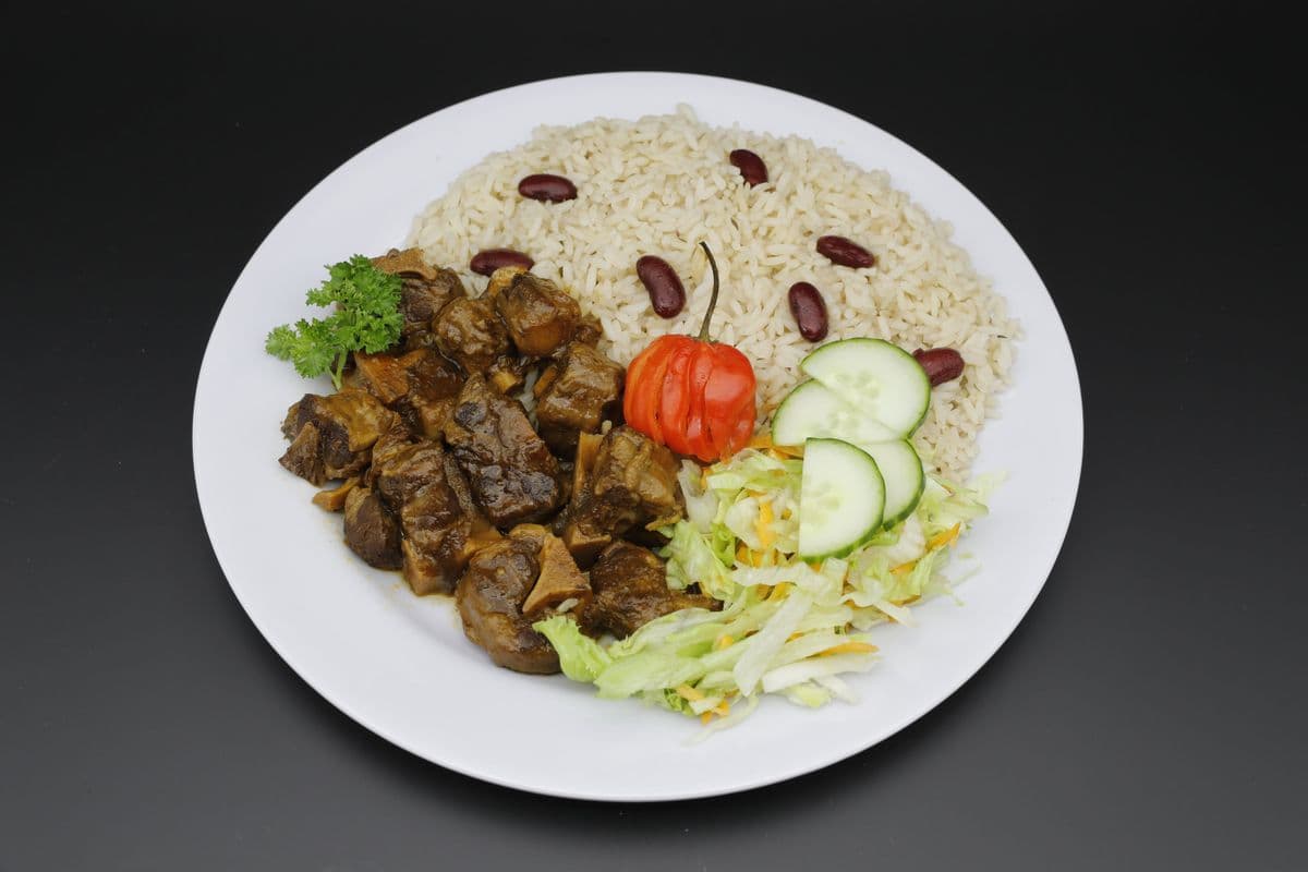 Oxtail Braised with Rice and Peas