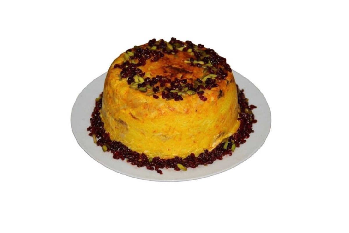 Saffron Rice and Chicken Casserole (Tahchin Morgh)