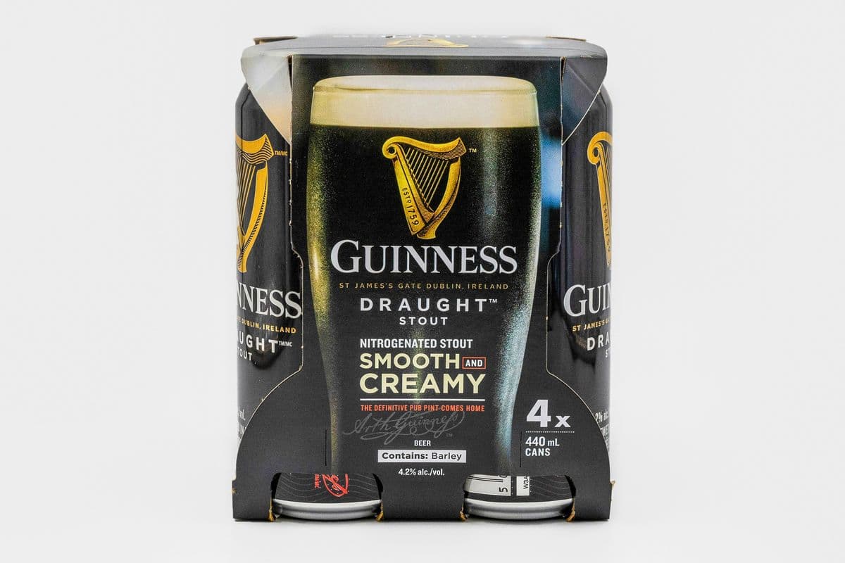GUINNESS NITRO COLD BREW COFFEE BEER (4 x 440ml Cans)