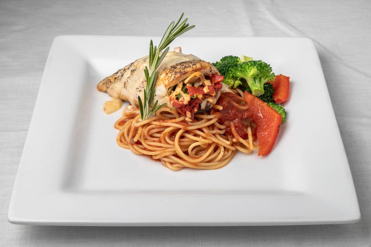 Asiago Stuffed Chicken