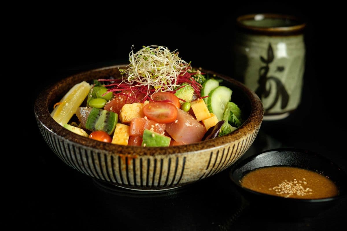 Hawaiian Salmon Poke Don