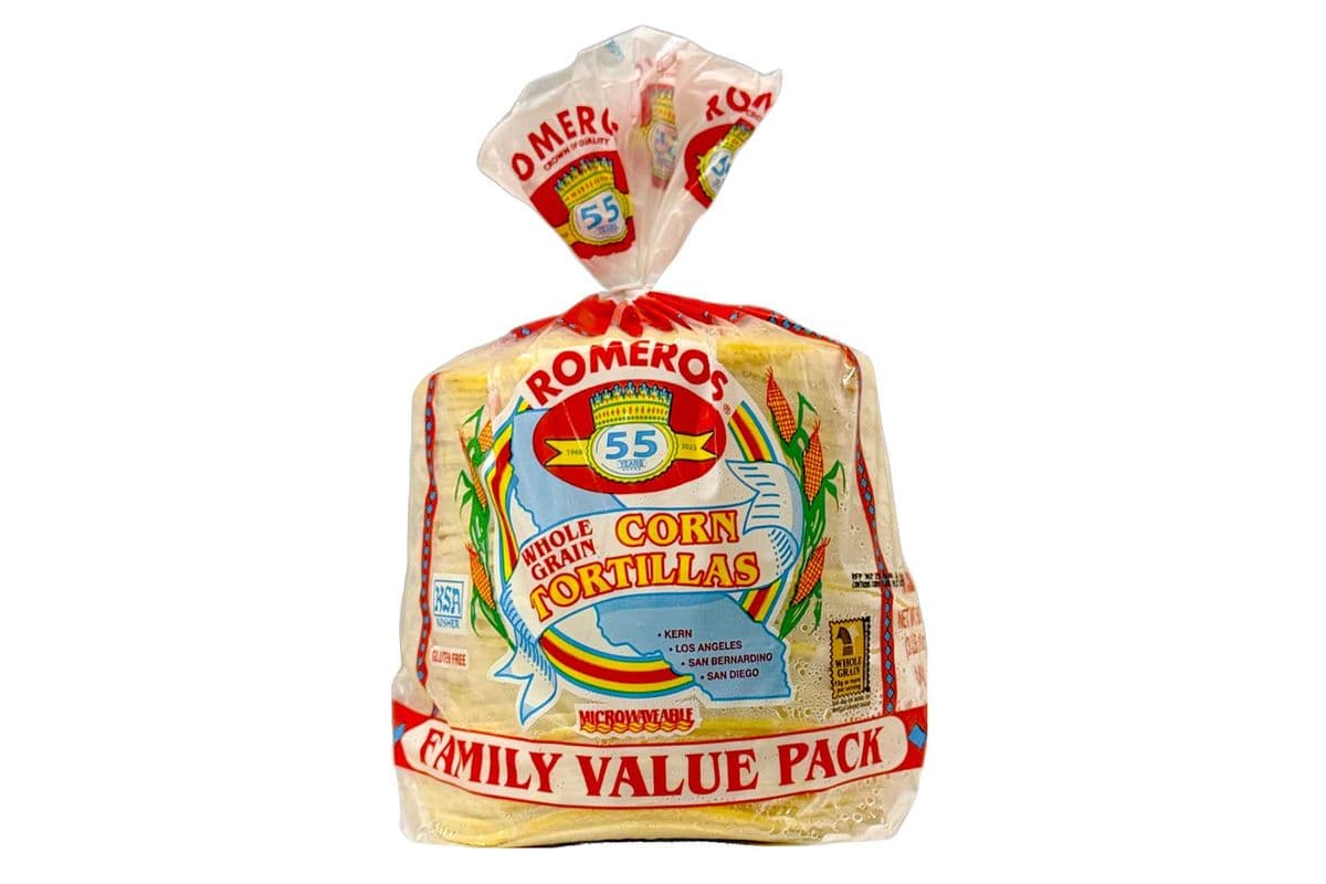 Tortilla Romero Yellow/Amarilla 70ct
