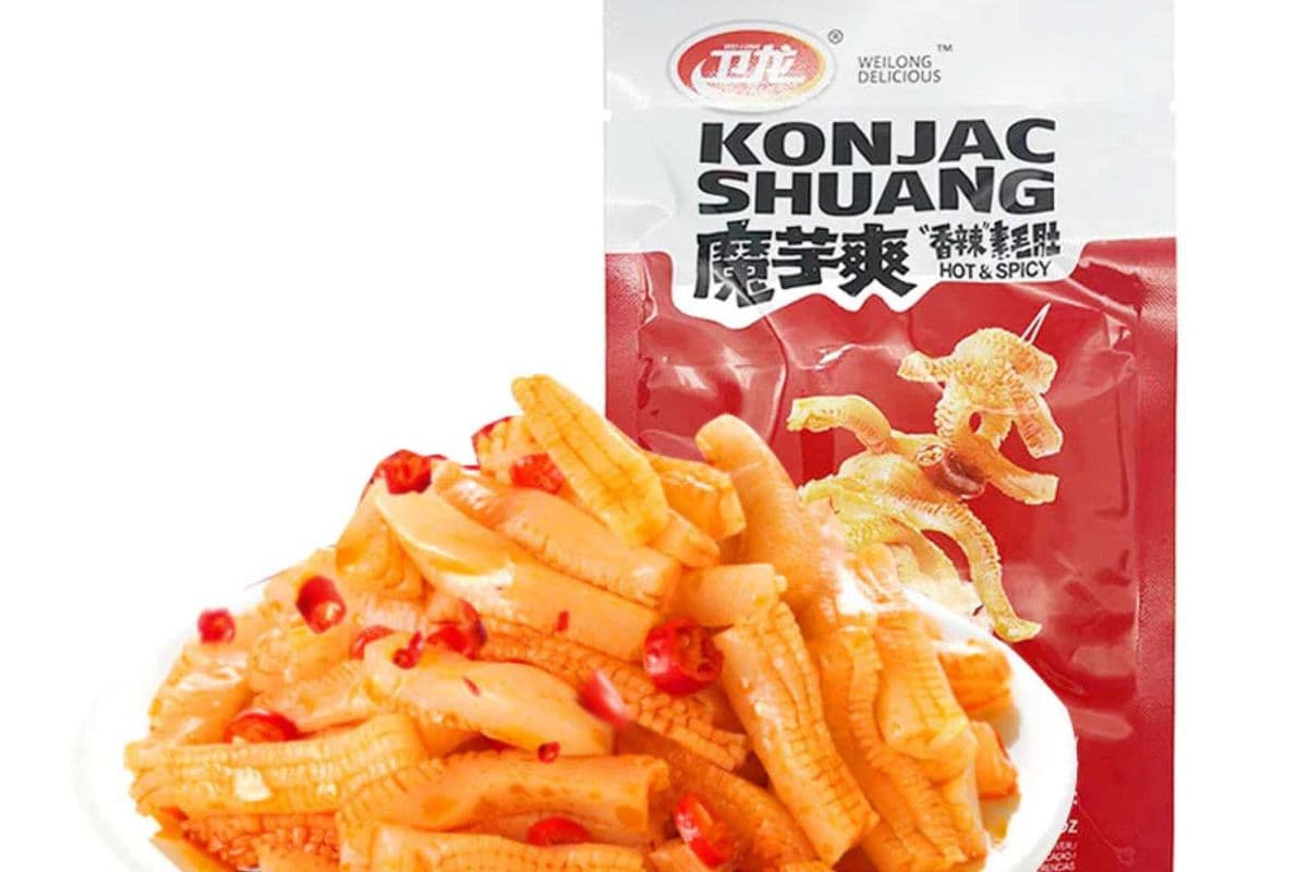 Spicy Konjac Snack 卫龙魔芋爽 - 香辣味