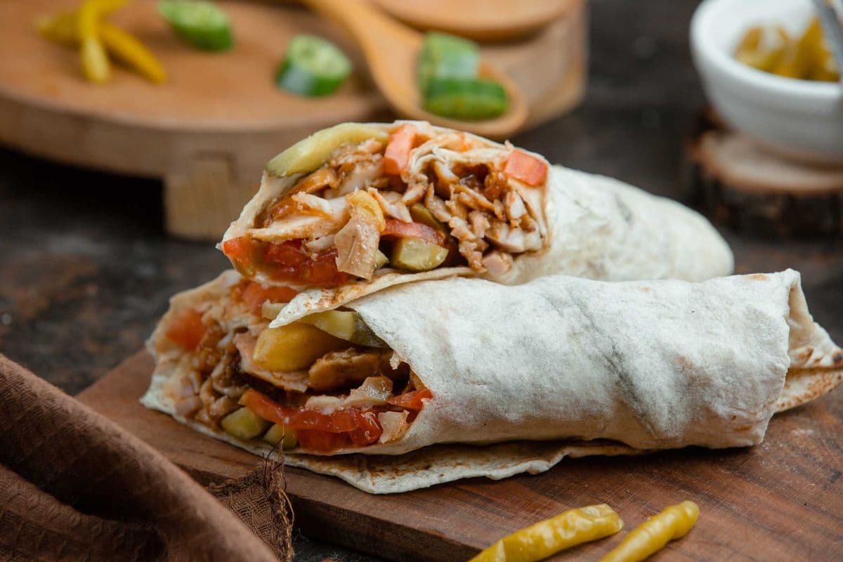 66. Chicken Seekh Kebab Wrap